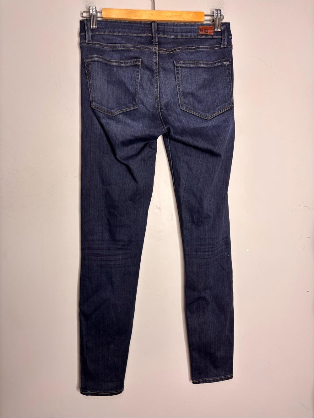 Paige Verdugo Ankle Dark Wash Blue Skinny Jeans Sz 27 - Picture 7 of 15